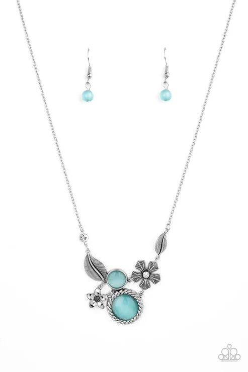 Paparazzi ♥ Exquisitely Eden - Blue ♥ Necklace