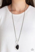 Paparazzi ♥ Optical Opulence - Black ♥ Necklace