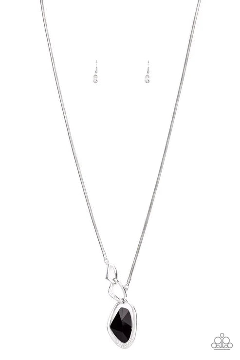 Paparazzi ♥ Optical Opulence - Black ♥ Necklace