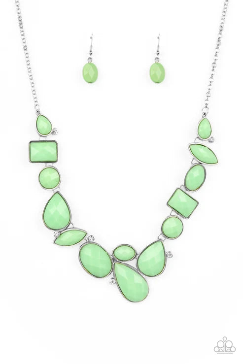 Paparazzi ♥ Mystical Mirage - Green ♥ Necklace