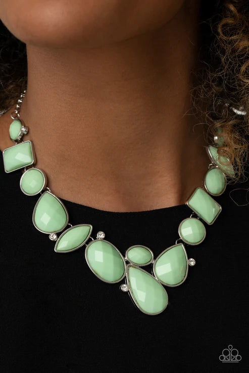 Paparazzi ♥ Mystical Mirage - Green ♥ Necklace