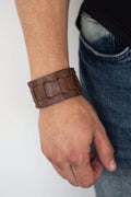 Paparazzi ♥ Plainly Plaited - Brown ♥ Mens Bracelet