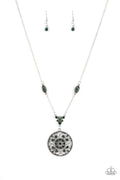 Paparazzi ♥ TIMELESS Traveler - Green ♥ Necklace