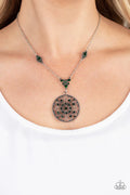 Paparazzi ♥ TIMELESS Traveler - Green ♥ Necklace