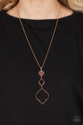 Paparazzi ♥ Marrakesh Mystery - Copper ♥ Necklace
