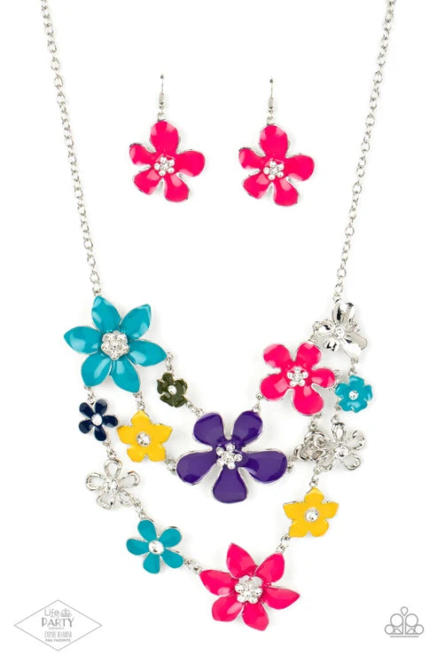 Paparazzi ♥ Flower Zi Collection Necklace 2013 - Multi ♥ Necklace