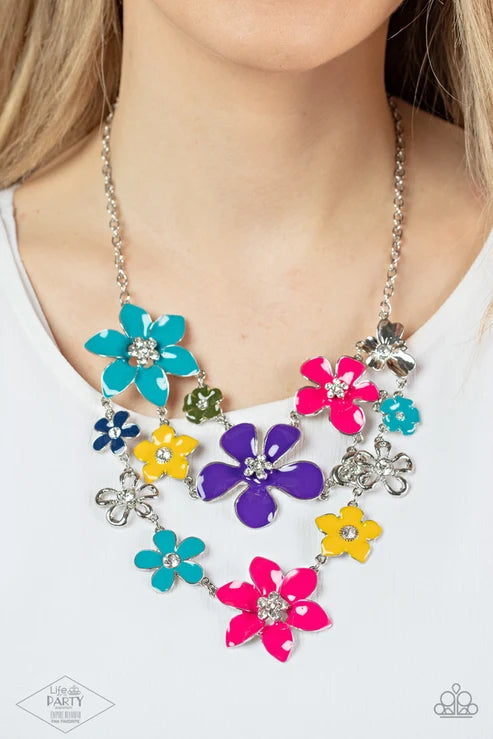 Paparazzi ♥ Flower Zi Collection Necklace 2013 - Multi ♥ Necklace