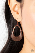 Paparazzi ♥ Terra Timber - Copper ♥ Earrings