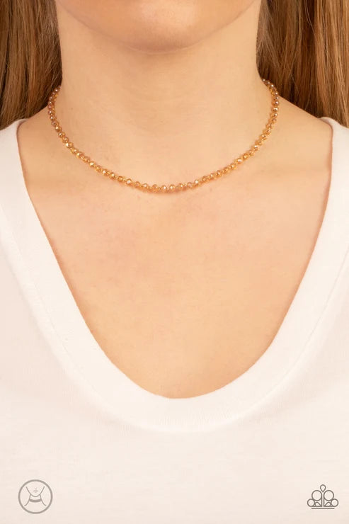 Paparazzi ♥ Mini MVP - Gold ♥ Necklace