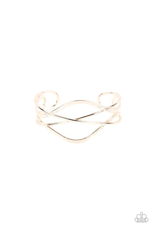 Paparazzi ♥ Fierce Fusion - Gold ♥ Bracelet