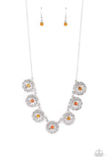 Paparazzi ♥ Garden Greetings - Orange ♥ Necklace