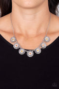 Paparazzi ♥ Garden Greetings - Orange ♥ Necklace