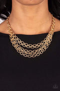 Paparazzi ♥ House of CHAIN - Gold ♥ Necklace