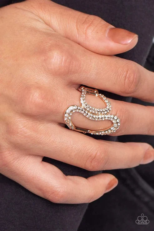 Paparazzi ♥ Gap Year - Gold ♥ Ring