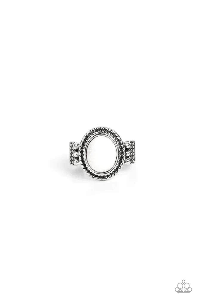 Paparazzi ♥ Ranch Ready - White ♥ Ring