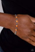 Paparazzi ♥ Smitten Sweethearts - Orange ♥ Bracelet