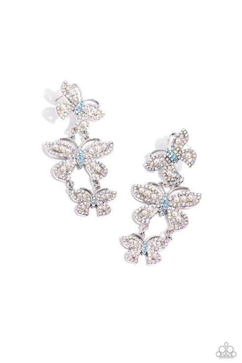 Paparazzi ♥ Fluttering Finale - Multi ♥ Post Earrings