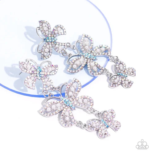 Paparazzi ♥ Fluttering Finale - Multi ♥ Post Earrings