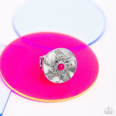 Paparazzi ♥ Seriously SUNBURST - Pink ♥ Ring