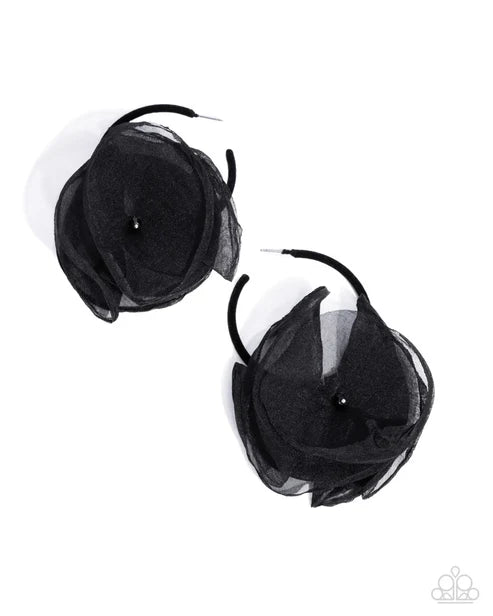 Paparazzi ♥ Passionate Promenade - Black ♥ Earrings