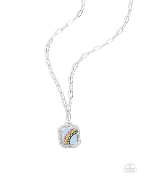 Paparazzi ♥ Rainbow Reputation - Blue ♥ Necklace