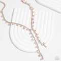 Paparazzi ♥ Glittery Getaway - Gold ♥ Necklace