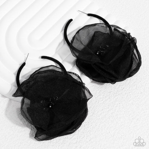 Paparazzi ♥ Passionate Promenade - Black ♥ Earrings