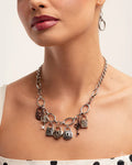 Paparazzi ♥ Padlock Pairing - Multi ♥ Necklace