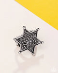 Paparazzi ♥ Sheriffs Star - Silver ♥ Ring