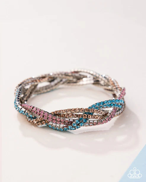 Paparazzi ♥ Treasured Twists - Multi ♥ Bracelet