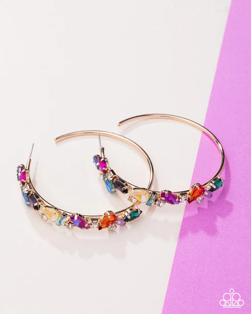 Paparazzi ♥ Multicolored Memory - Multi ♥ Earrings