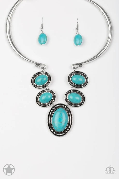Paparazzi ♥ River Ride - Blue ♥ Necklace