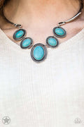 Paparazzi ♥ River Ride - Blue ♥ Necklace