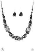 Paparazzi ♥ In Good Glazes - Black ♥ Necklace