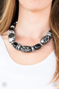 Paparazzi ♥ In Good Glazes - Black ♥ Necklace