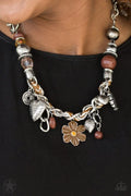 Paparazzi ♥ Charmed, I Am Sure - Brown ♥ Necklace