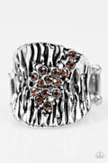 Paparazzi ♥ Tiger Stripes - Brown ♥ Ring