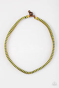 Paparazzi ♥ Traversing Mountains - Yellow ♥ Necklace