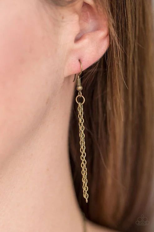 Paparazzi ♥ Hacienda Heights - Brass ♥ Necklace