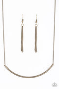 Paparazzi ♥ Slaying the Shimmer - Brass ♥ Necklace