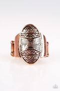 Paparazzi ♥ Tiki Tahiti - Copper ♥ Ring