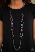 Paparazzi ♥ Industry Shine - Purple ♥ Necklace
