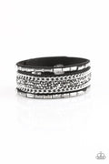 Paparazzi ♥ Punk Princess - Black ♥ Bracelet