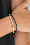 Paparazzi ♥ Mountain Mod - Black ♥ Bracelet