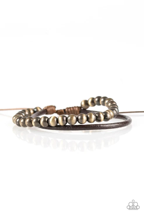 Paparazzi ♥ Tranquil Trails - Brown ♥ Bracelet