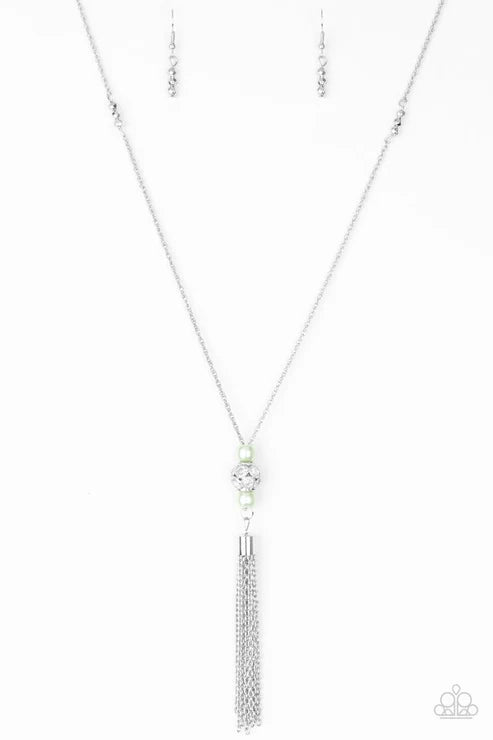 Paparazzi ♥ Century Shine - Green ♥ Necklace