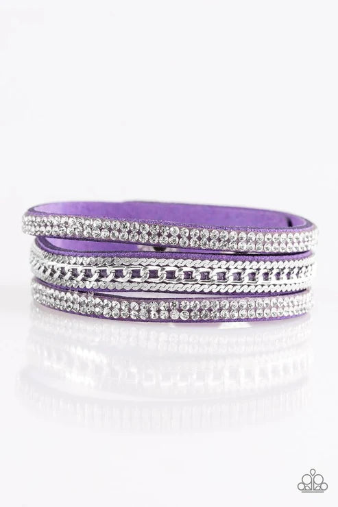Paparazzi ♥ Unstoppable - Purple ♥ Bracelet