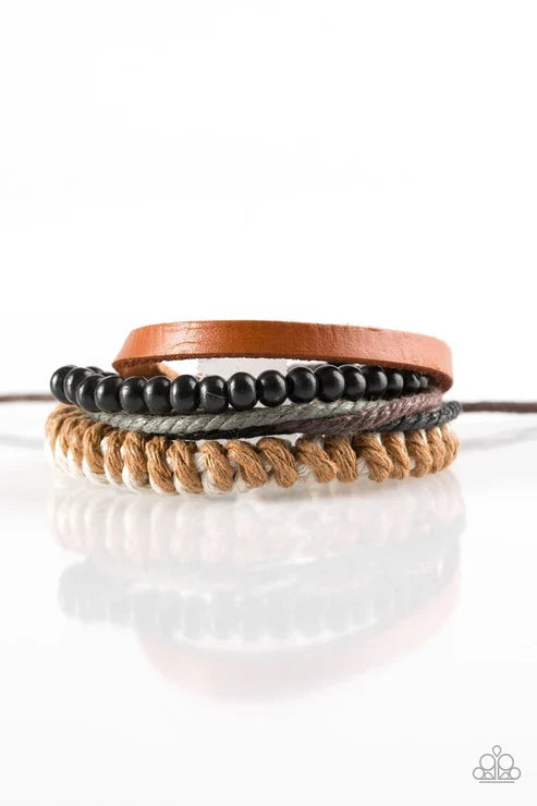 Paparazzi ♥ The Pioneer - Brown ♥ Bracelet