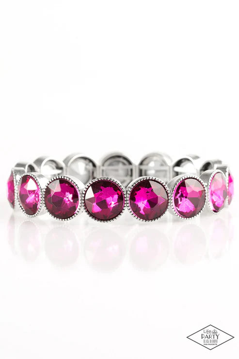 Paparazzi ♥ Number One Knockout - Pink ♥ Bracelet