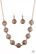 Paparazzi ♥ Pleasantly Prairie - Copper ♥ Necklace